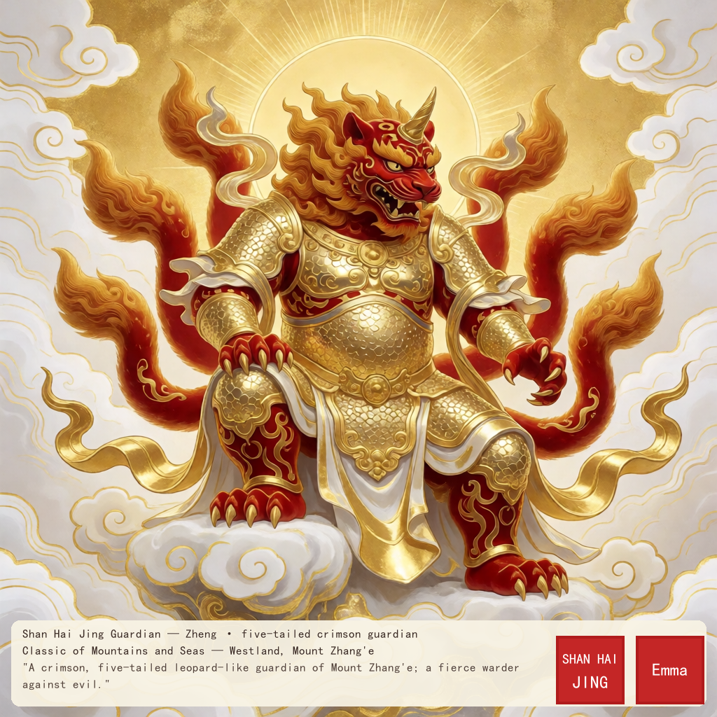 Zheng, five-tailed crimson guardian